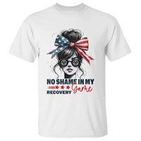 No Shame In My Recovery Game T Shirt Sobriety AA NA Anniversary