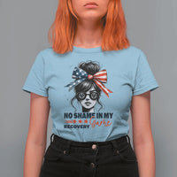 No Shame In My Recovery Game T Shirt For Women Sobriety AA NA Anniversary