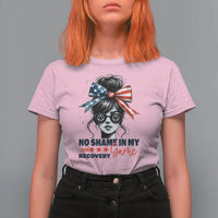 No Shame In My Recovery Game T Shirt For Women Sobriety AA NA Anniversary