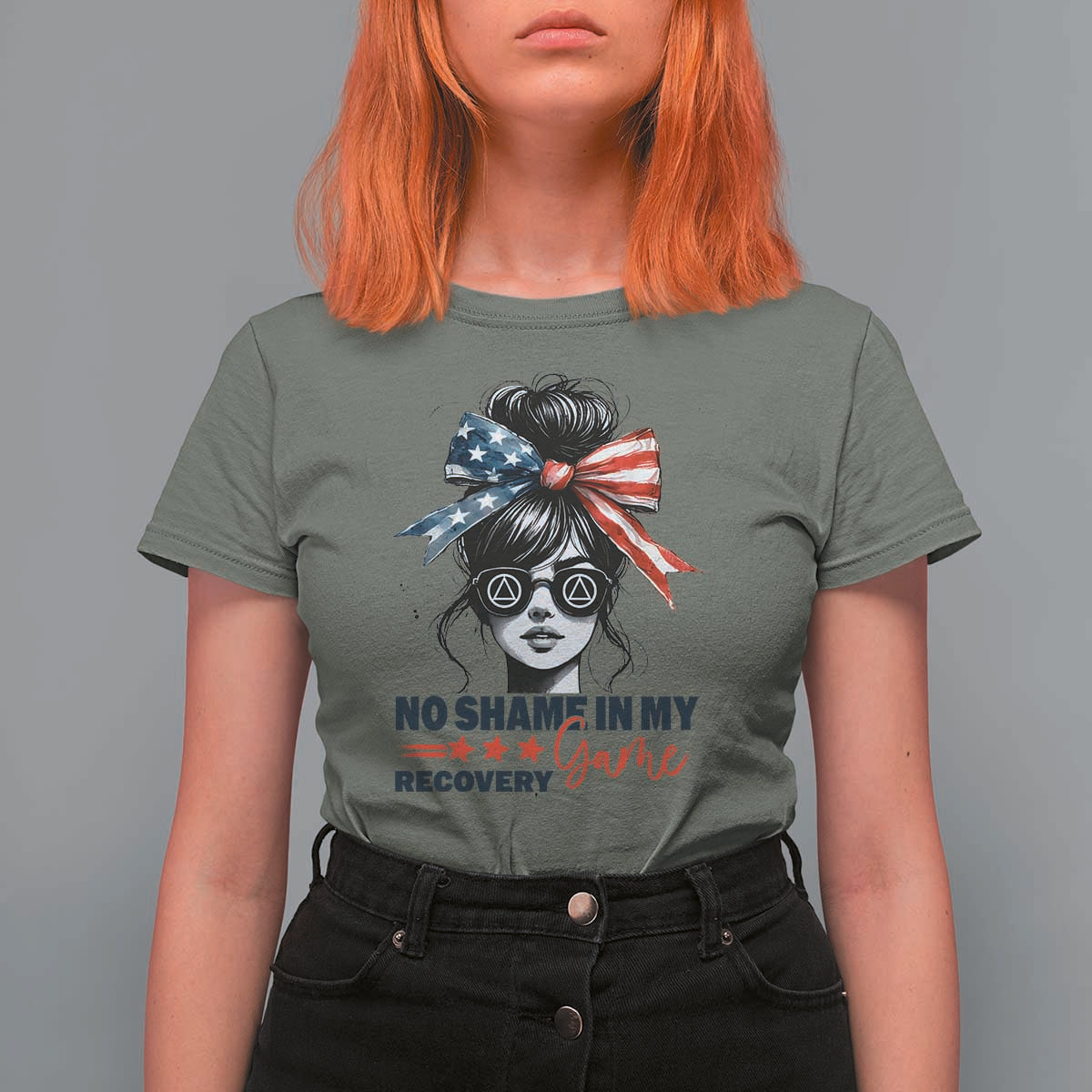No Shame In My Recovery Game T Shirt For Women Sobriety AA NA Anniversary