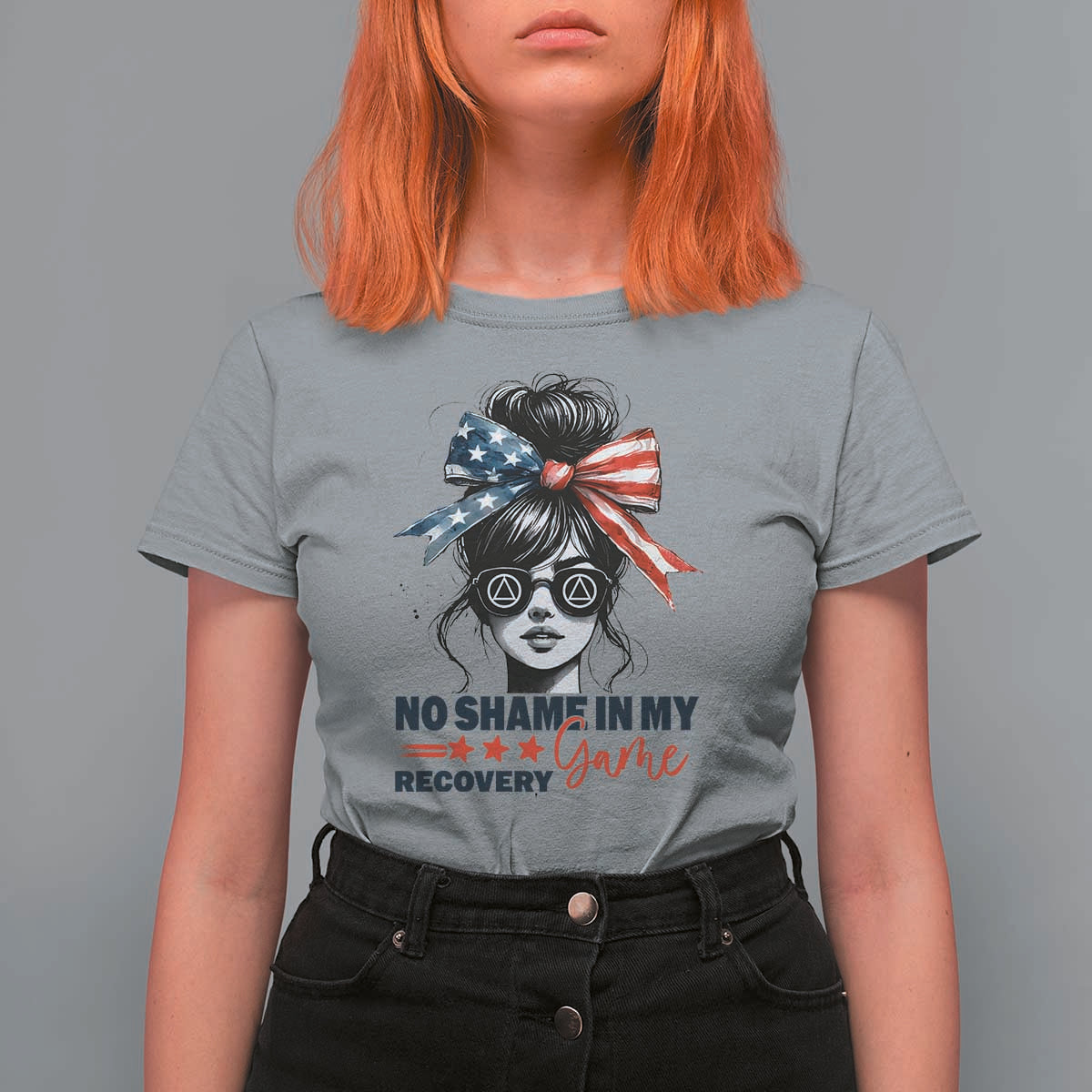 No Shame In My Recovery Game T Shirt For Women Sobriety AA NA Anniversary