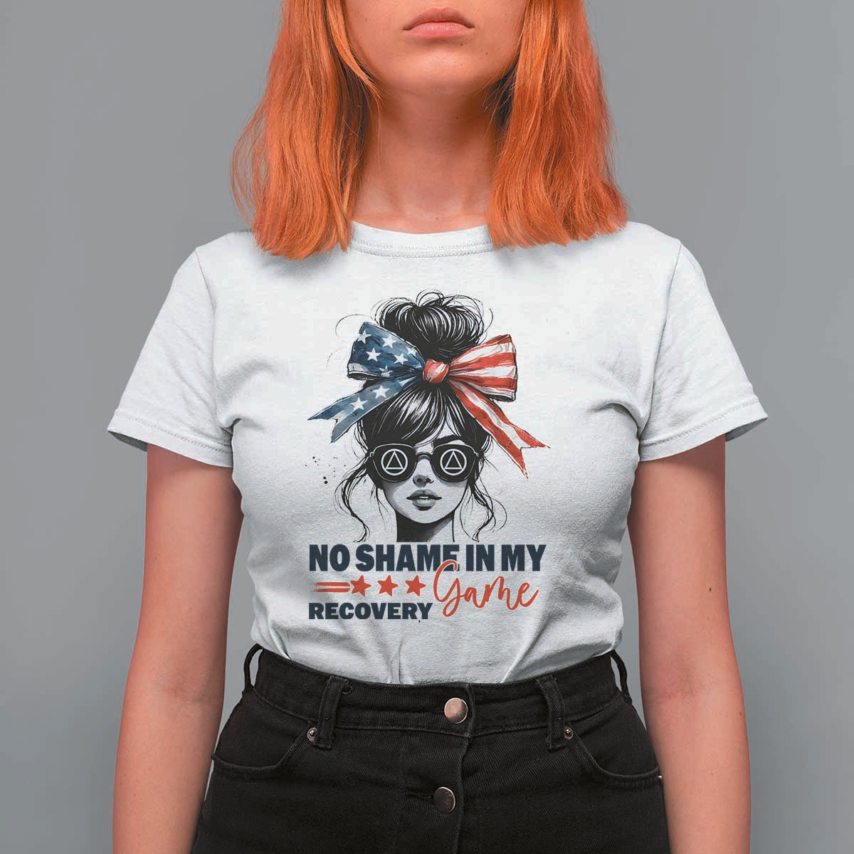No Shame In My Recovery Game T Shirt For Women Sobriety AA NA Anniversary