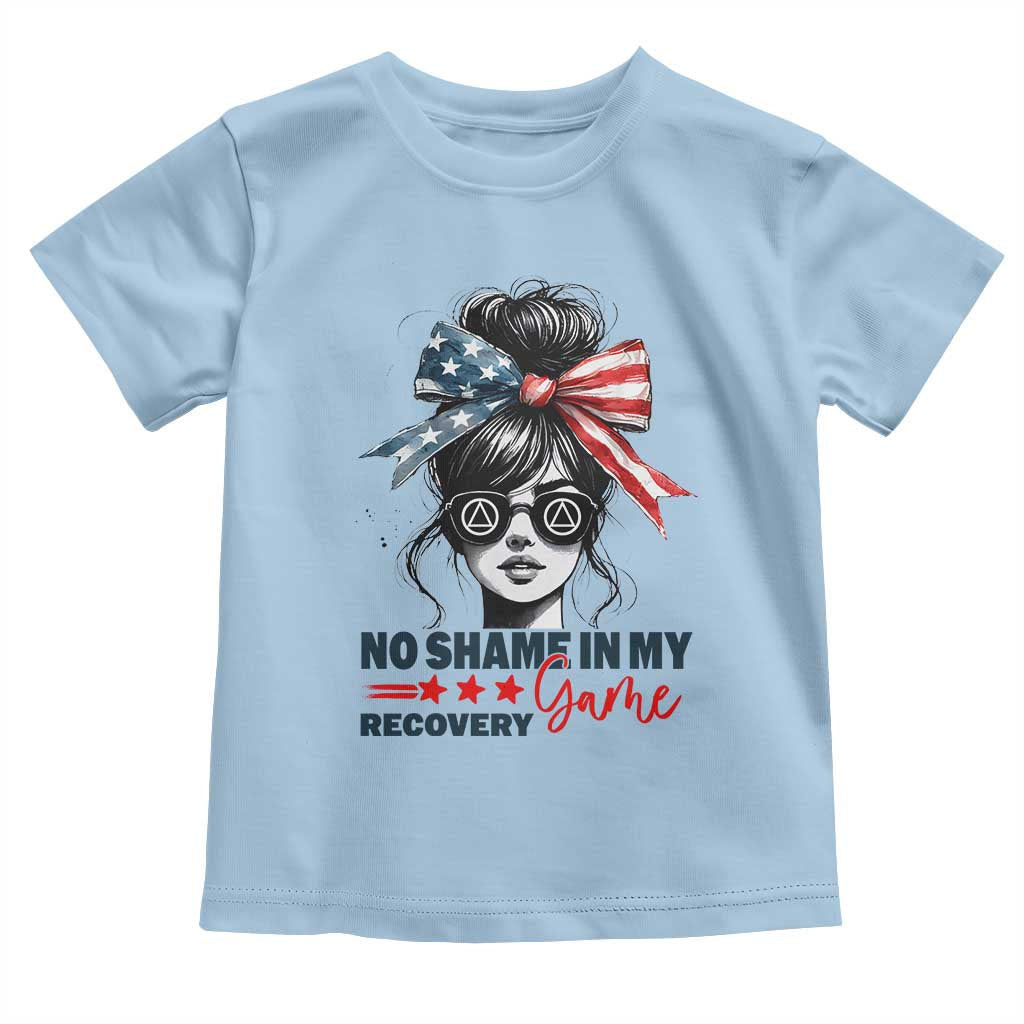 No Shame In My Recovery Game Toddler T Shirt Sobriety AA NA Anniversary