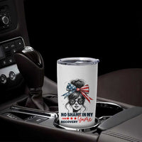 No Shame In My Recovery Game Tumbler Cup Sobriety AA NA Anniversary