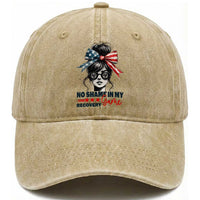 No Shame In My Recovery Game Washed Cotton Baseball Cap Sobriety AA NA Anniversary