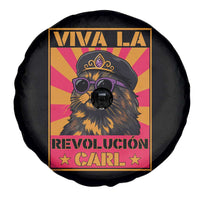 Viva La Revolucion Carl Spare Tire Cover Funny Princess Cat Donut Meme