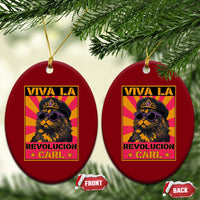 Viva La Revolucion Carl Ceramic Ornament Funny Princess Cat Donut Meme