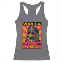 Viva La Revolucion Carl Racerback Tank Top Funny Princess Cat Donut Meme
