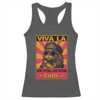 Viva La Revolucion Carl Racerback Tank Top Funny Princess Cat Donut Meme