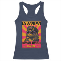 Viva La Revolucion Carl Racerback Tank Top Funny Princess Cat Donut Meme