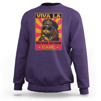 Viva La Revolucion Carl Sweatshirt Funny Princess Cat Donut Meme