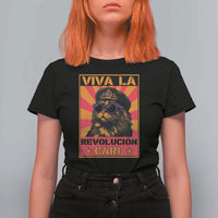 Viva La Revolucion Carl T Shirt For Women Funny Princess Cat Donut Meme