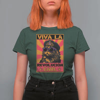 Viva La Revolucion Carl T Shirt For Women Funny Princess Cat Donut Meme