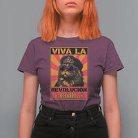 Viva La Revolucion Carl T Shirt For Women Funny Princess Cat Donut Meme