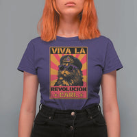 Viva La Revolucion Carl T Shirt For Women Funny Princess Cat Donut Meme