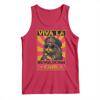 Viva La Revolucion Carl Tank Top Funny Princess Cat Donut Meme