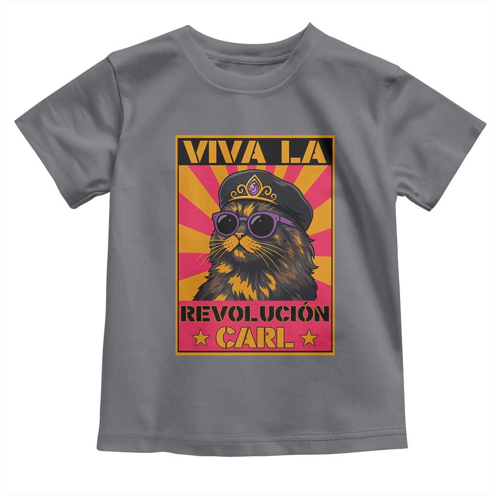 Viva La Revolucion Carl Toddler T Shirt Funny Princess Cat Donut Meme