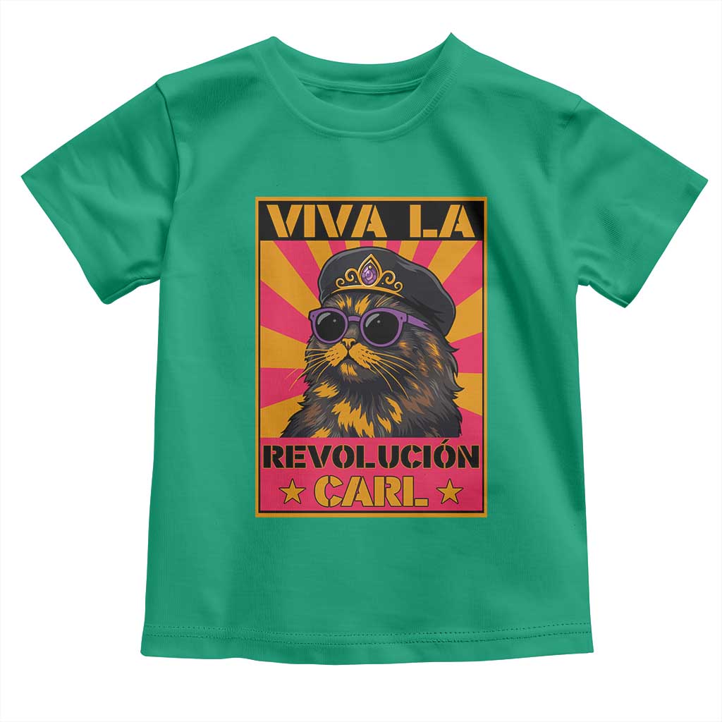 Viva La Revolucion Carl Toddler T Shirt Funny Princess Cat Donut Meme