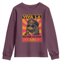 Viva La Revolucion Carl Youth Sweatshirt Funny Princess Cat Donut Meme