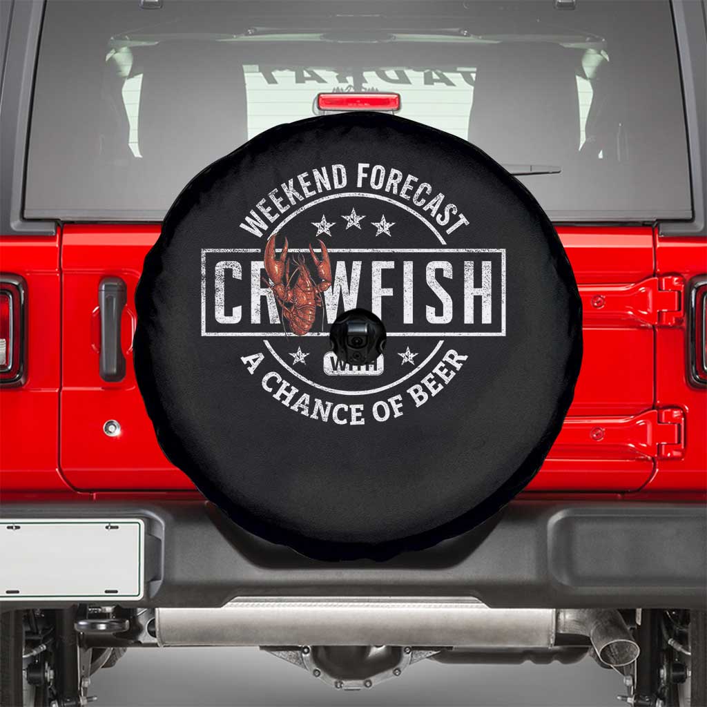 Weekend Forecast Crawfish With A Chance Of Beer Spare Tire Cover