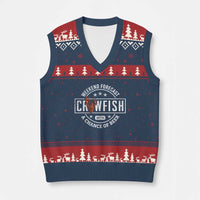 Weekend Forecast Crawfish With A Chance Of Beer V-Neck Knit Sweater Vest
