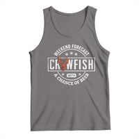 Weekend Forecast Crawfish With A Chance Of Beer Tank Top