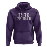 Mechanics Car Guy Hoodie Funny It Is Fine I Zip Tied It