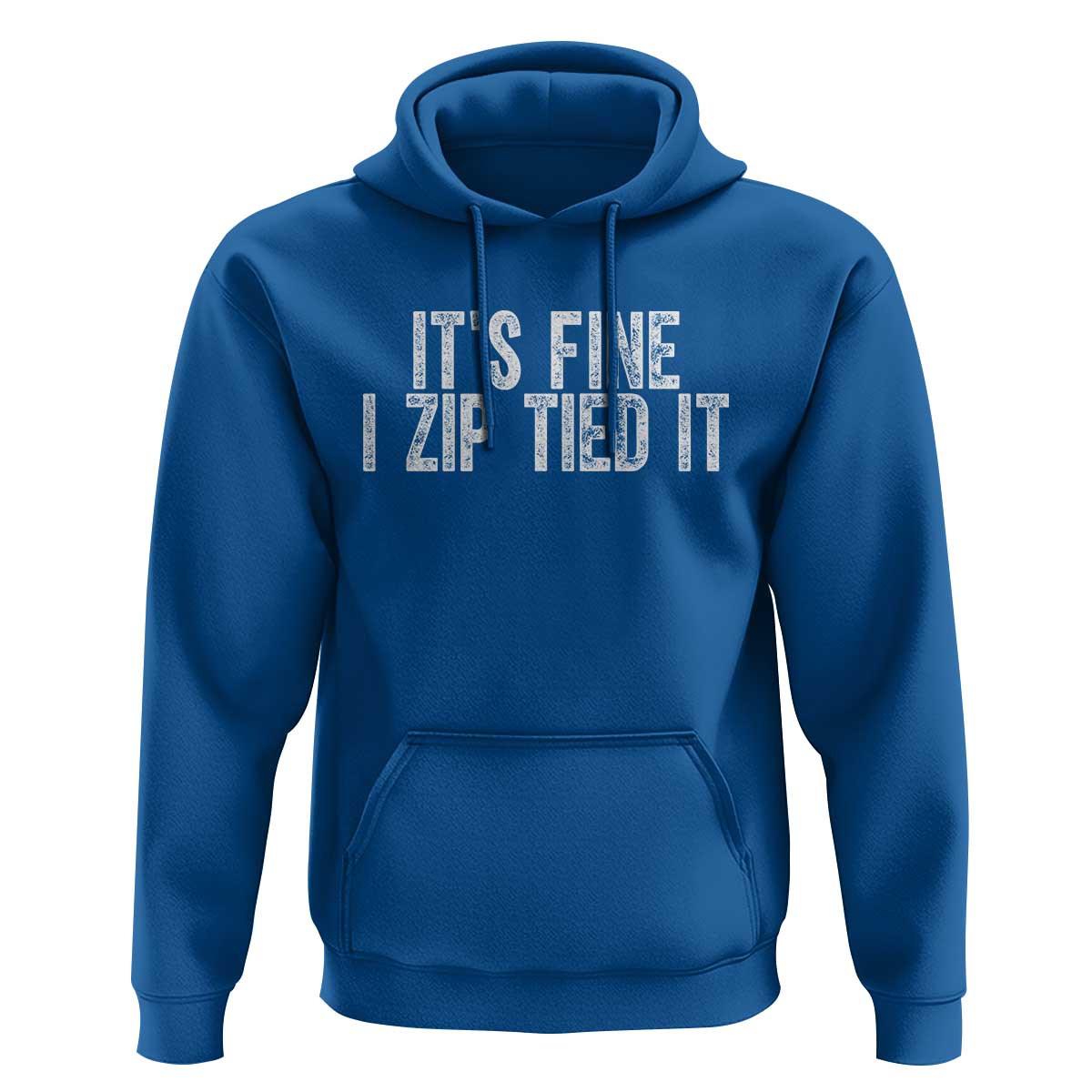 Mechanics Car Guy Hoodie Funny It Is Fine I Zip Tied It