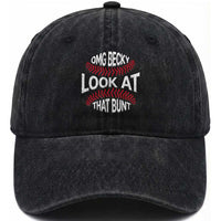 OMG Becky Look At That Bunt Funny Baseball Washed Cotton Baseball Cap