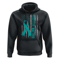 Recovery Matter Sobriety Anniversary Sober AA NA Hoodie Vintage American Flag
