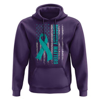 Recovery Matter Sobriety Anniversary Sober AA NA Hoodie Vintage American Flag