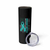 Recovery Matter Sobriety Anniversary Sober AA NA Skinny Tumbler Vintage American Flag