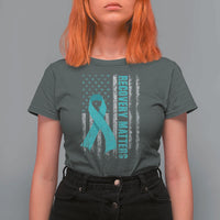 Recovery Matter Sobriety Anniversary Sober AA NA T Shirt For Women Vintage American Flag