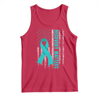 Recovery Matter Sobriety Anniversary Sober AA NA Tank Top Vintage American Flag