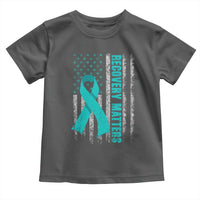 Recovery Matter Sobriety Anniversary Sober AA NA Toddler T Shirt Vintage American Flag