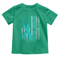 Recovery Matter Sobriety Anniversary Sober AA NA Toddler T Shirt Vintage American Flag