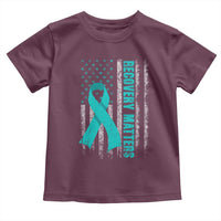 Recovery Matter Sobriety Anniversary Sober AA NA Toddler T Shirt Vintage American Flag