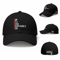 Sobriety Anniversary Baseball Cap Sober Son Of A Bitch Everythings Real AA NA