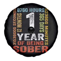 1 Year Of Being Sober Spare Tire Cover 1 Year Sobriety Anniversary Addiction Recovery