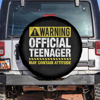13th Birthday Spare Tire Cover Warning Official Teenager May Contain Attitude Funny 13 Years Old