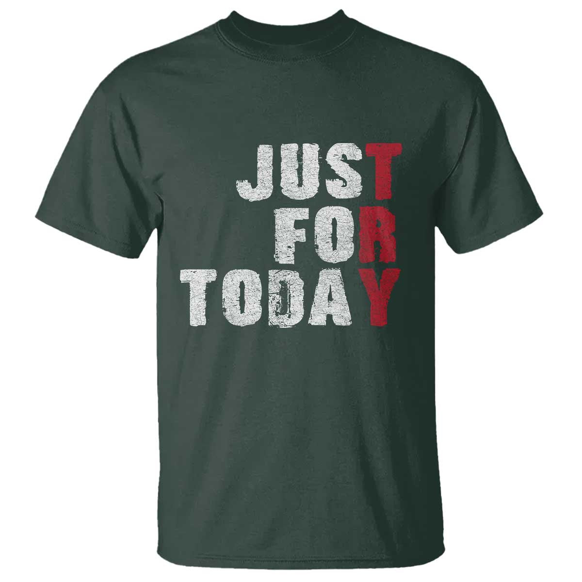 Just For Today T Shirt Sobriety Anniversary Sober AA NA Recovery