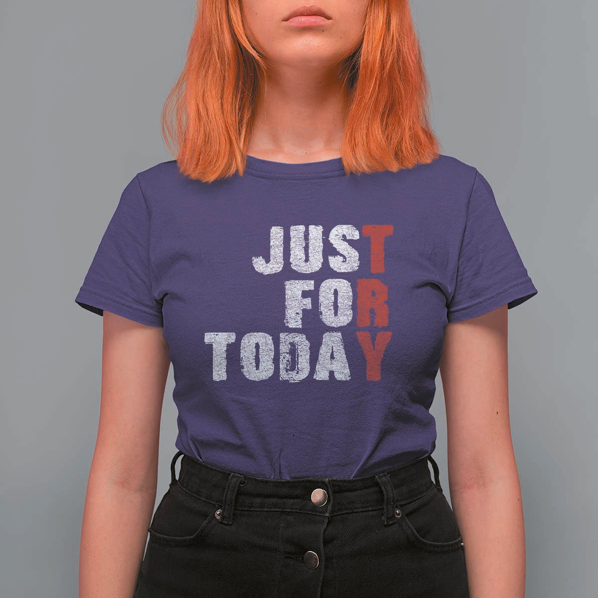 Just For Today T Shirt For Women Sobriety Anniversary Sober AA NA Recovery
