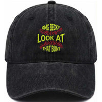 OMG Becky Look At That Bunt Funny Softball Washed Cotton Baseball Cap