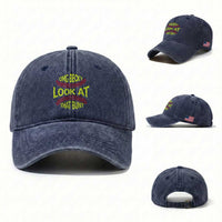 OMG Becky Look At That Bunt Funny Softball Washed Cotton Baseball Cap