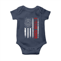 5 Years Sober Baby Onesie 5 Years Sobriety Anniversary Vintage American Flag