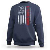 5 Years Sober Sweatshirt 5 Years Sobriety Anniversary Vintage American Flag