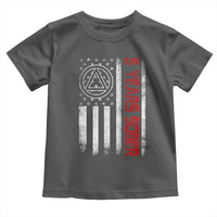 5 Years Sober Toddler T Shirt 5 Years Sobriety Anniversary Vintage American Flag