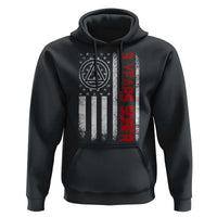 3 Years Sober Hoodie 3 Years Sobriety Anniversary Vintage American Flag