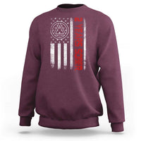 2 Years Sober Sweatshirt 2 Years Sobriety Anniversary Vintage American Flag