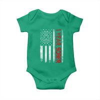 1 Year Sober Baby Onesie 1 Year Sobriety Anniversary Vintage American Flag
